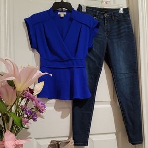 Stylish Top & Banana Republic Jean